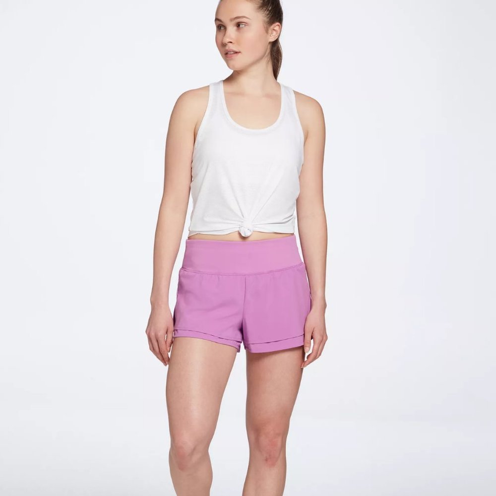CALIA Lilac Fields Kick it Up Shorts